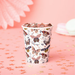 Vasos De Papel Boho Butterflies