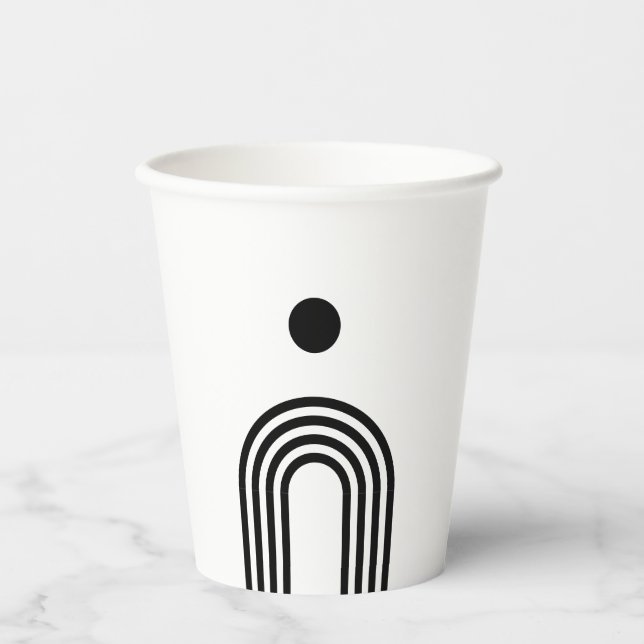 Vasos De Papel Boho Celestial Sun (Anverso)