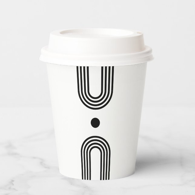 Vasos De Papel Boho celestial Sun (Anverso)