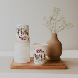 Vasos De Papel Boho Desierto Occidental | Despedida de Soltera