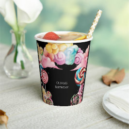 Vasos De Papel Boho Enchanted Candyland Cumpleaños