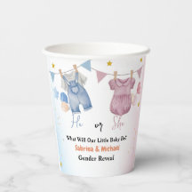 Boho Fiesta de Revelación de Nacimiento Vintage