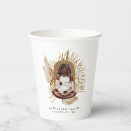 Vasos De Papel Boho Florals Baby Shower