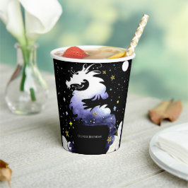 Vasos De Papel Boho Fun Magic Dragon Birday