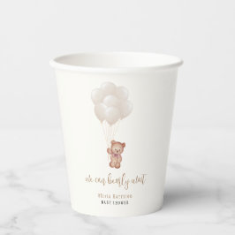 Vasos De Papel Boho Neutral de Género que podemos anticipar globo