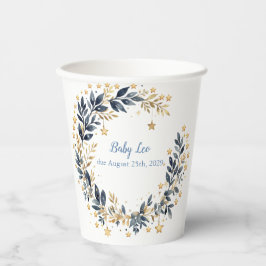 Vasos De Papel Boho Stars Greenery Paper cup