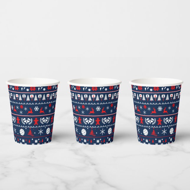 Vasos De Papel ¡Bola de Alegría de las Fiestas! (Multi)