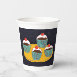 Vasos De Papel Bollos de cerezo