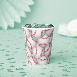 Vasos De Papel Bolsa de regalo de cumpleaños para el béisbol tema