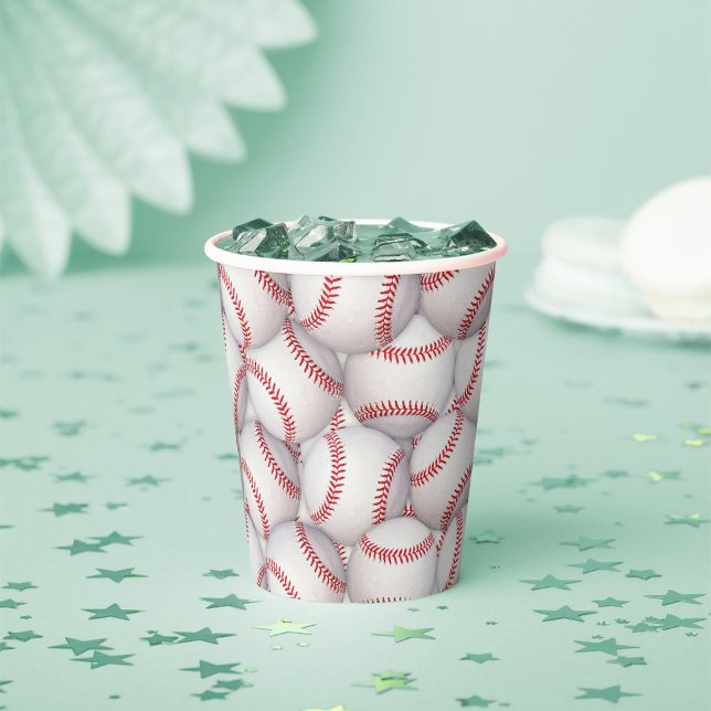 Vasos De Papel Bolsa de regalo de cumpleaños para el béisbol tema (Subido por el creador)