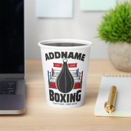 Vasos De Papel Bolsa de velocidad del gimnasio Boxer Ring ADD NAM