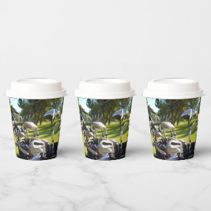 Vasos De Papel Bolsa Llena De Clubes De Golf, Cubos De Fiesta De