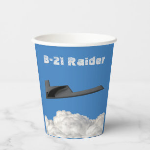 Vasos De Papel Bombardero furtivo B-21