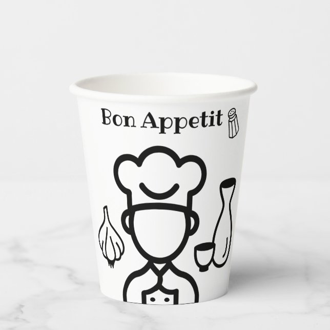 Vasos De Papel Bon appetit paper cup (Anverso)