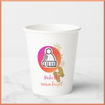 Bonito Gorra y Mittens Winst Season Bright