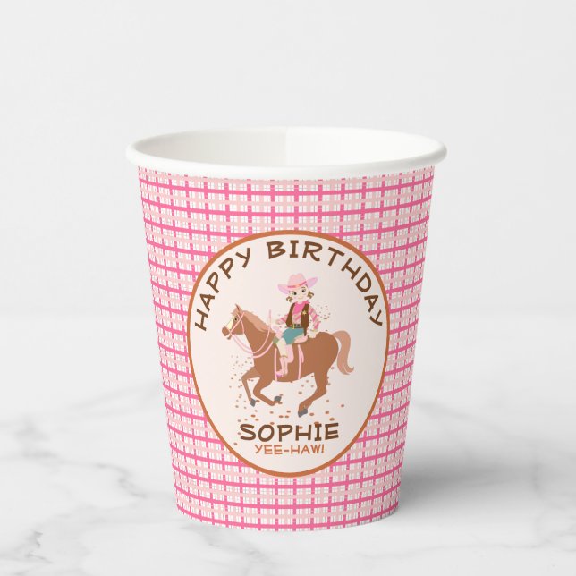 Vasos De Papel Bonito Noche y Fiesta de Cumpleaños (Izquierda)