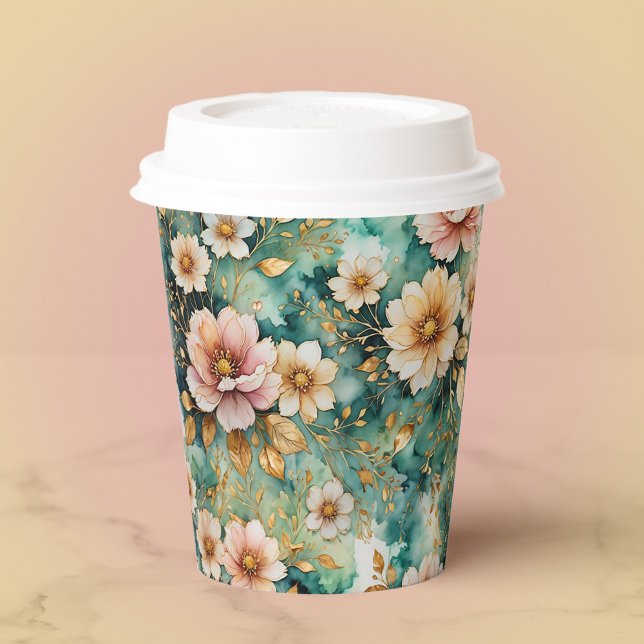 Vasos De Papel Bonito rosado (Subido por el creador)