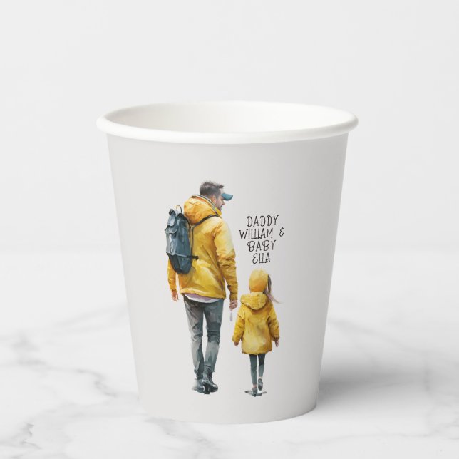 Vasos De Papel Bono padre y hija (3) (Anverso)