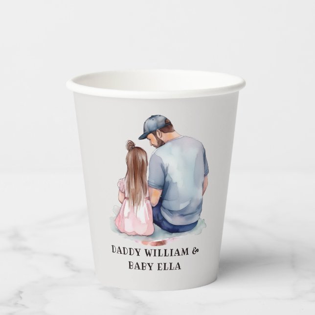 Vasos De Papel Bono padre y hija (7) (Anverso)
