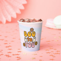 Boo a ti retro Halloween