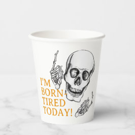 Vasos De Papel Boo Happy Halloween Funny Skull bromeando