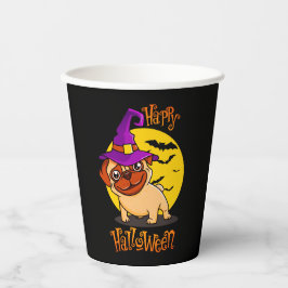 Vasos De Papel BooF -Bruno el Bulldog francés de brujería