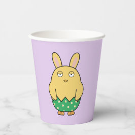 Vasos De Papel Bored Bunny Chick 02