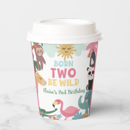 Vasos De Papel Born Two Be Wild Girl 