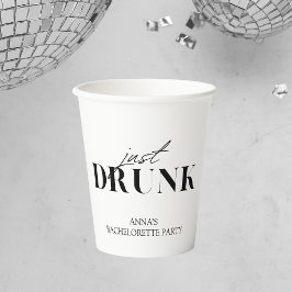 Vasos De Papel Borracho enamorado | Bachillerato recién borracho