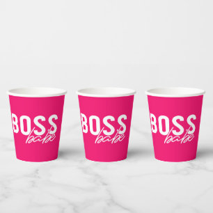 Vasos De Papel Boss Babe