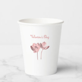 Vasos De Papel Botanical Romance – Lovely Floral Couple 