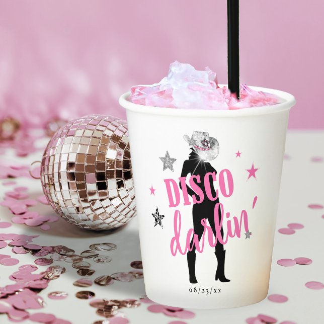 Vasos De Papel Botas 'n Bling Soltera Disco Darlin' ID925  (Subido por el creador)