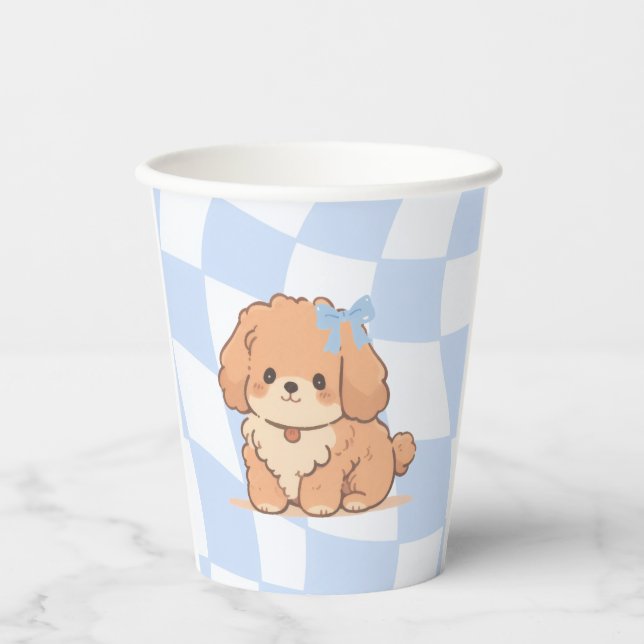 Vasos de papel Bows & Bones (Anverso)