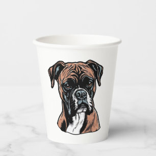 Vasos De Papel Boxer Buddy Protección Humorosa