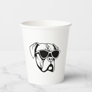 Vasos De Papel Boxer Dog