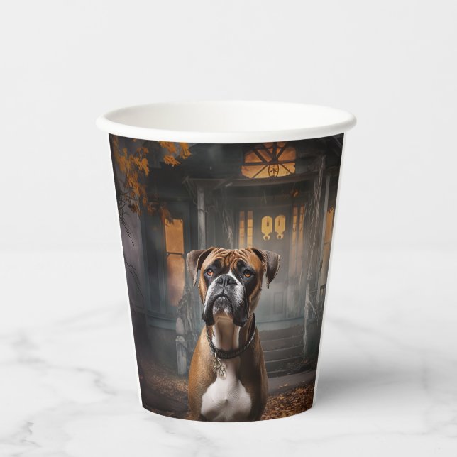 Vasos De Papel Boxer Halloween Scary (Anverso)