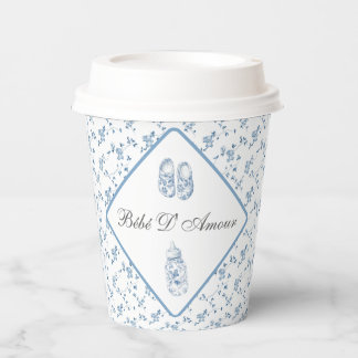 Vasos De Papel Brébé d'Amour Chinoiserie-Baby Shower Cups