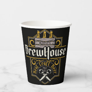 Vasos De Papel BrewHouse personalizado Mejor Bar de cerveza de ar