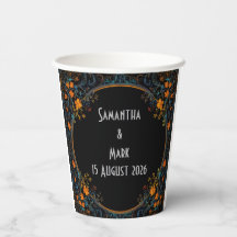 Bride & Groom delicado diseño clásico