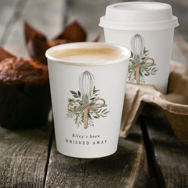 Vasos De Papel Brindis de Boda Whisked Away Kitchen (Subido por el creador)