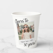 Brindis por treinta años Cumpleaños con foto retro