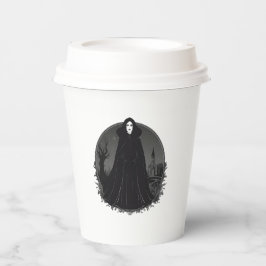 Vasos De Papel Bruja gótica salem a medianoche