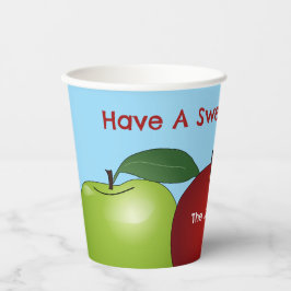 Vasos De Papel Buenas manzanas de Año Nuevo