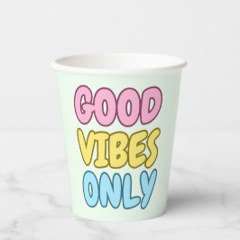 Vasos de Papel Buenas Vibraciones