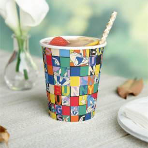 Vasos De Papel BUGS BUNNY™ Colorful Name y Face Checker