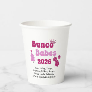 Vasos De Papel Bunco Babe Personalizada