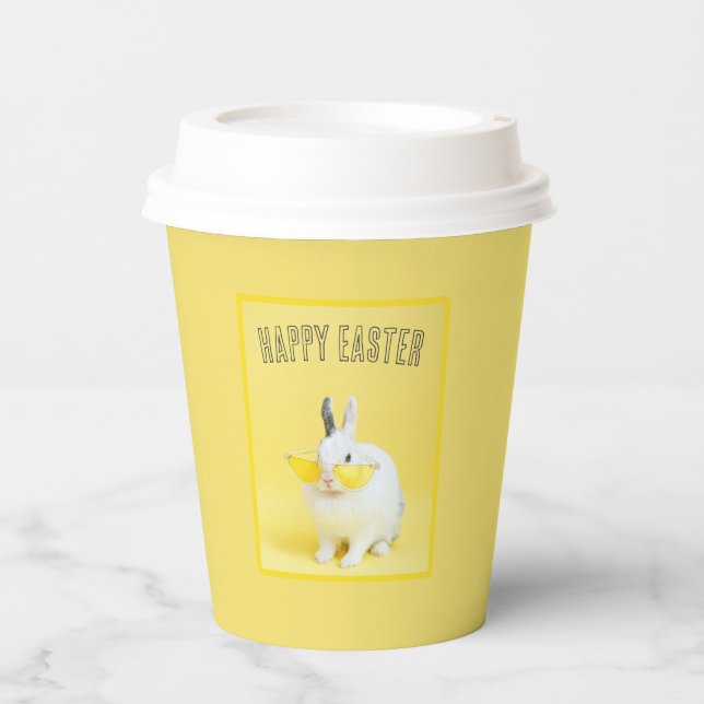Vasos De Papel Bunny Easter Paper Cup - Perfecto para Fiesta (Anverso)