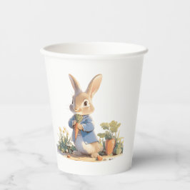 Vasos De Papel Bunny On the Way Peter Rabbit Boy Baby Shower