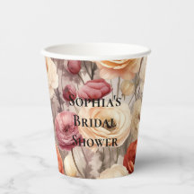 Burgundy Cream Flores de Primavera Despedida de So