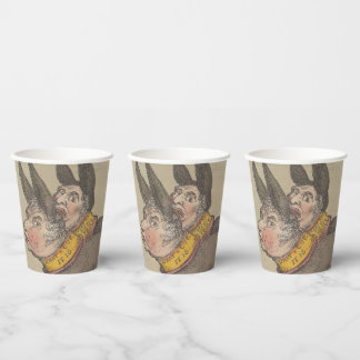 Vasos De Papel Burros - Cuadros de papel